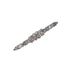 Broche vintage en or blanc