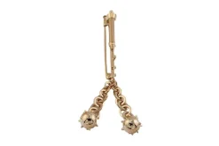 Broche vintage en or jaune