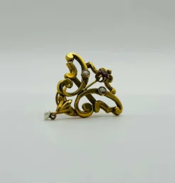 Broche vintage française Art Déco