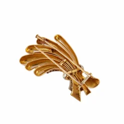 BROCHE VINTAGE OR & DIAMANTS