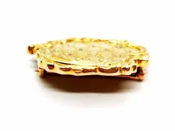 Broche Vintage Or jaune, Or rose Diamant