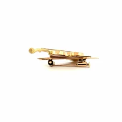 Broche Violon Or Jaune 18k