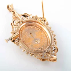Broche/pendentif améthyste et diamants