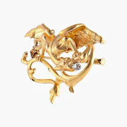 Broche-Pendentif Chimère Art Nouveau