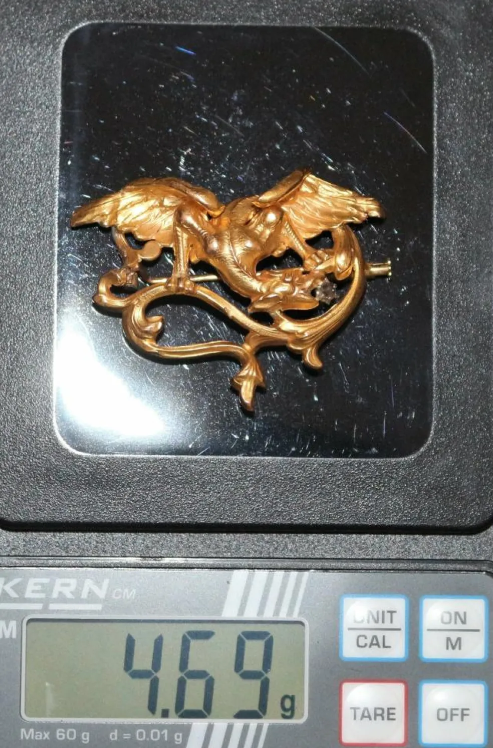 Broche-Pendentif Chimère Art Nouveau