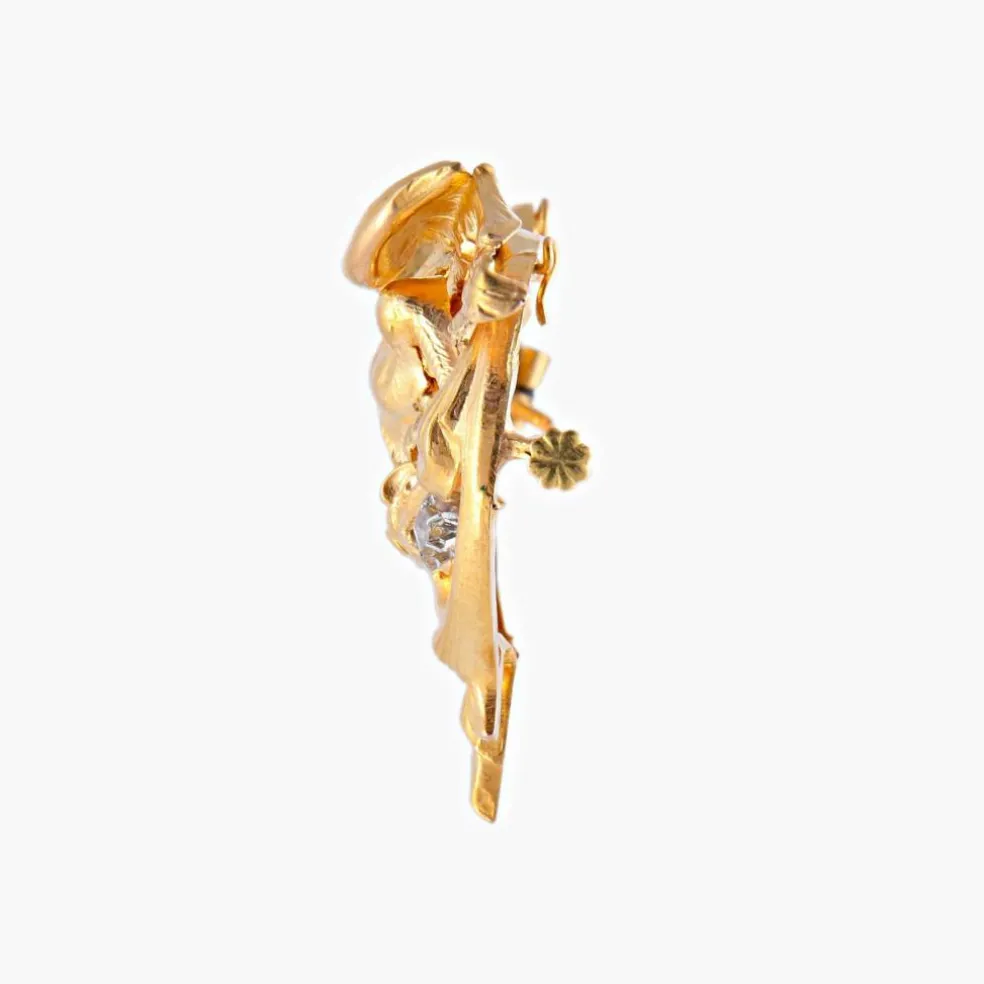 Broche-Pendentif Chimère Art Nouveau