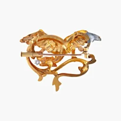 Broche-Pendentif Chimère Art Nouveau