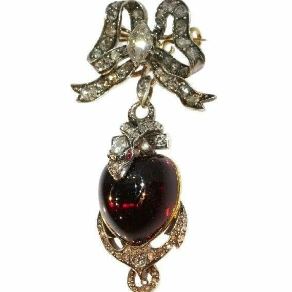 Broche/pendentif diamant