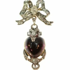 Broche/pendentif diamant