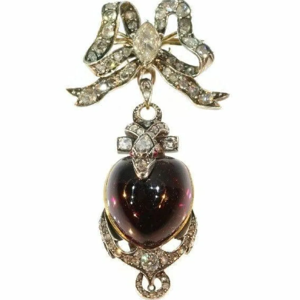 Broche/pendentif diamant