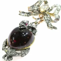 Broche/pendentif diamant