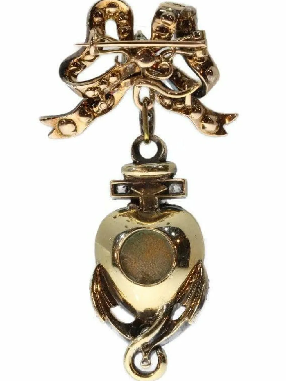 Broche/pendentif diamant