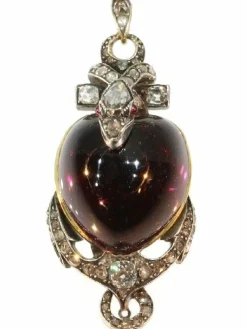 Broche/pendentif diamant