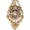 Broche/pendentif diamants