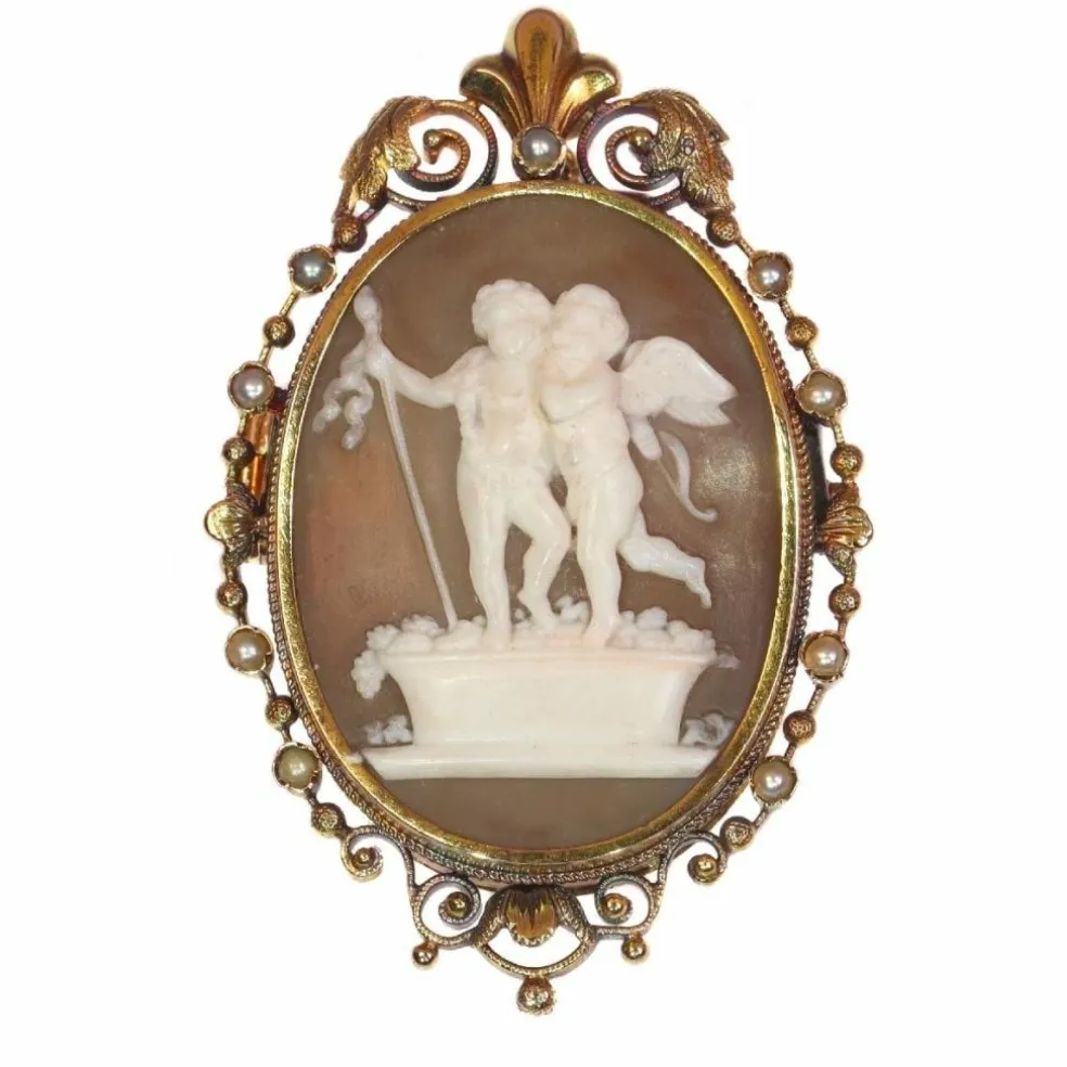 Broche/pendentif en or