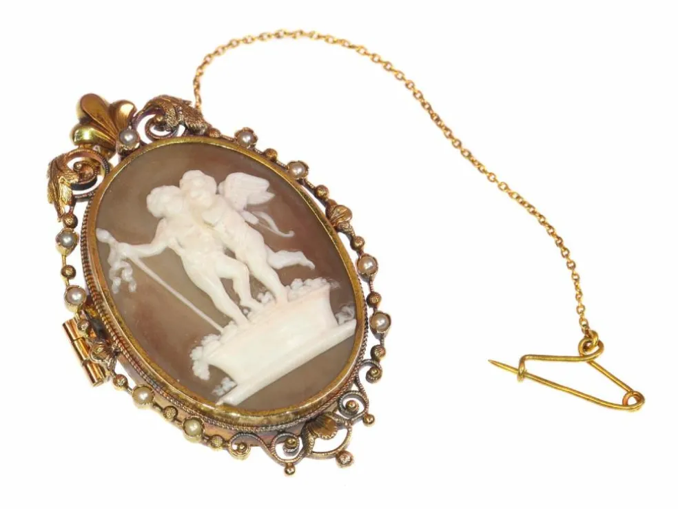 Broche/pendentif en or