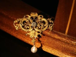 Broche/pendentif en or et diamant
