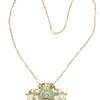 Broche/pendentif, émaillé, diamant