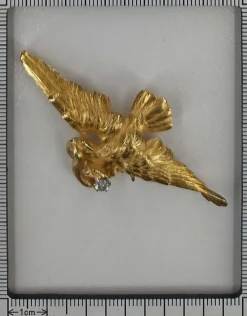 Broche/pendentif or et diamant