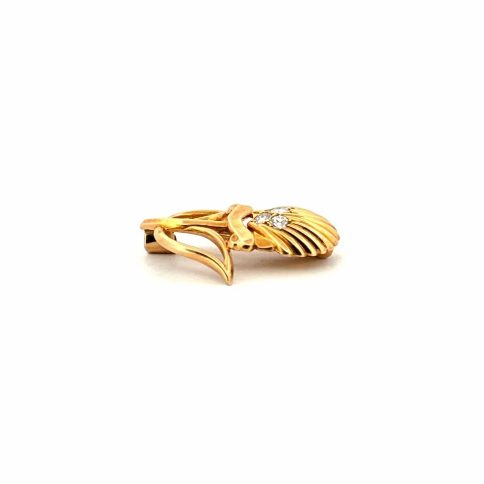 Broches Or Jaune 18k & Diamants