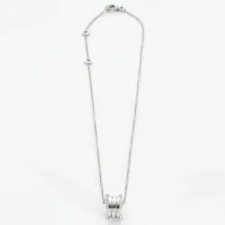 BULGARI - Collier B ZER0 or gris et diamants