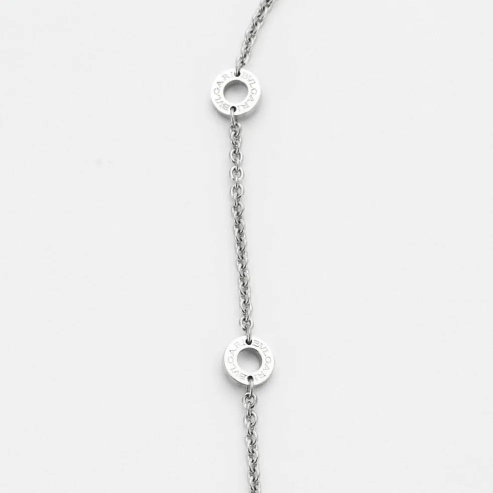 BULGARI - Collier B ZER0 or gris et diamants