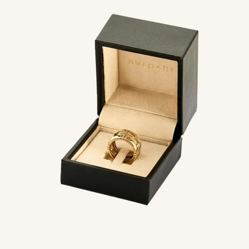 BULGARI - Parentesi - Bague or jaune et diamants