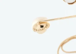 CACHAREL Parure Collier et Boucles d'Oreilles Or Jaune et Perles