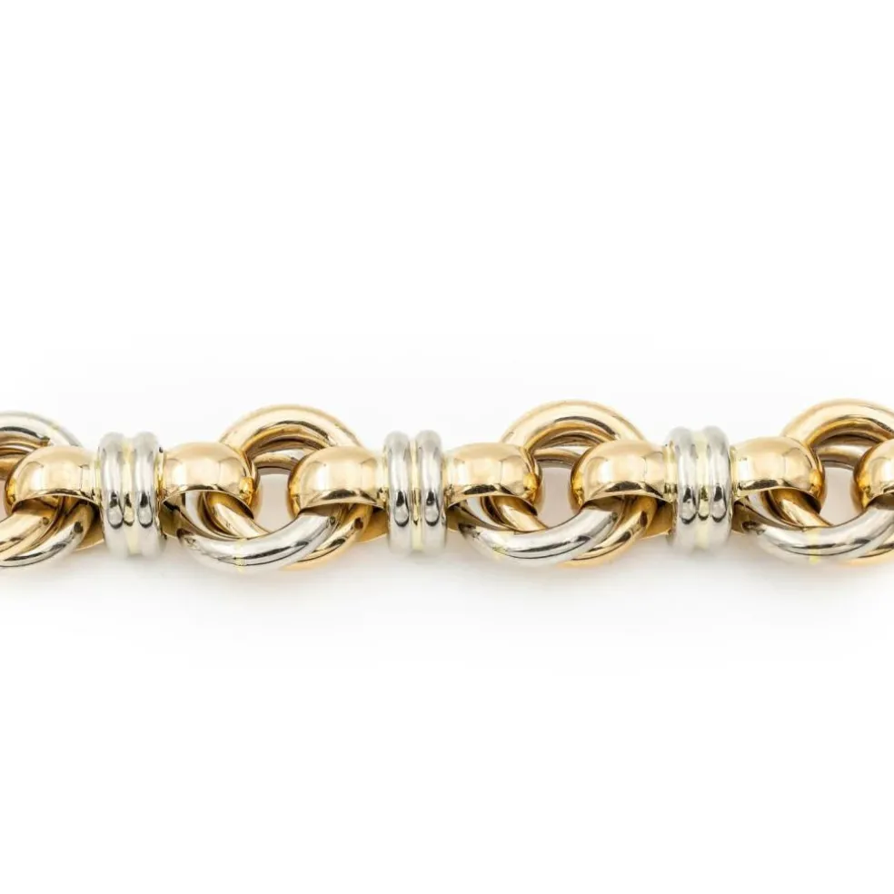 Caplain Bracelet Or jaune, Or blanc Saphir
