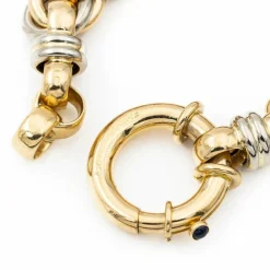 Caplain Bracelet Or jaune, Or blanc Saphir