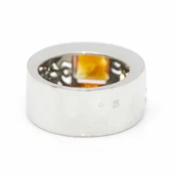 CARRERA - Bague Or blanc Citrine