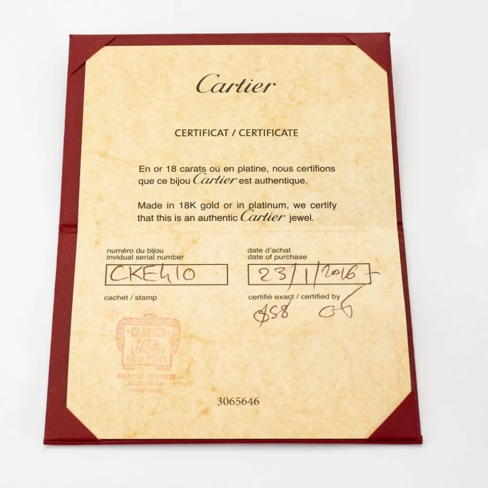 CARTIER - Alliance or jaune