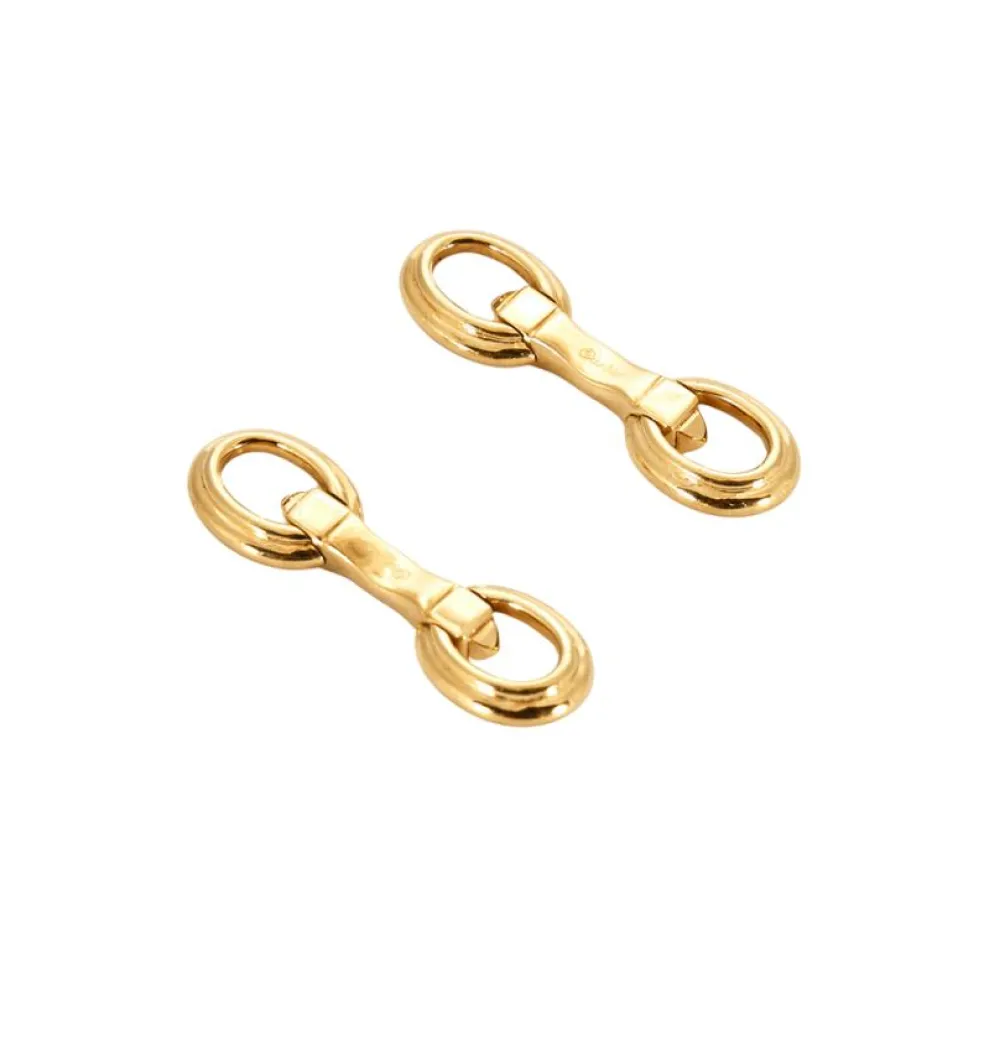 CARTIER - Boutons de manchettes en or jaune
