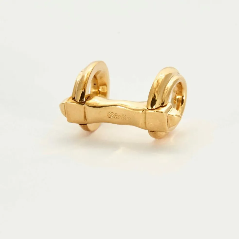 CARTIER - Boutons de manchettes en or jaune