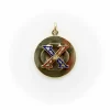 CARTIER - Pendentif médaillon vintage de la fraternité Chi Phi en or