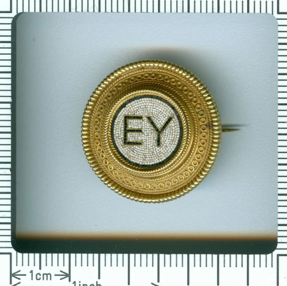 Castellani - broche en or