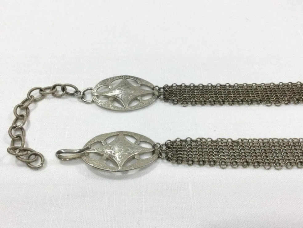 Ceinture Métal Et Argent