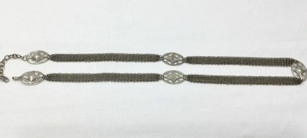 Ceinture Métal Et Argent