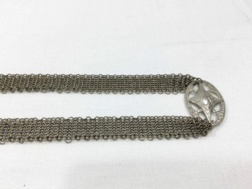 Ceinture Métal Et Argent