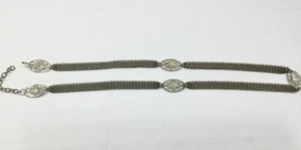 Ceinture Métal Et Argent