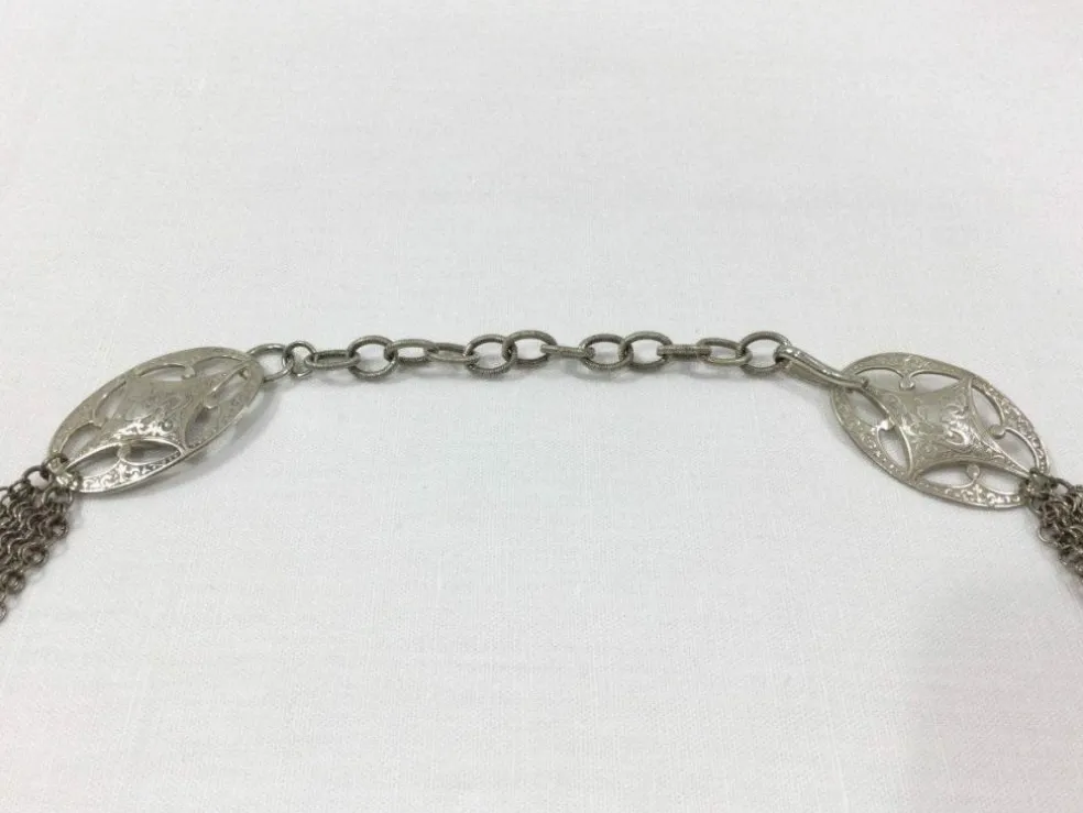 Ceinture Métal Et Argent