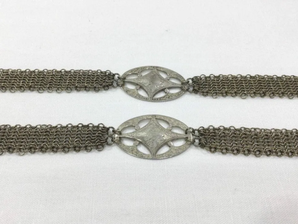 Ceinture Métal Et Argent