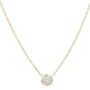 Chaine ancienne et son motif rond en diamants