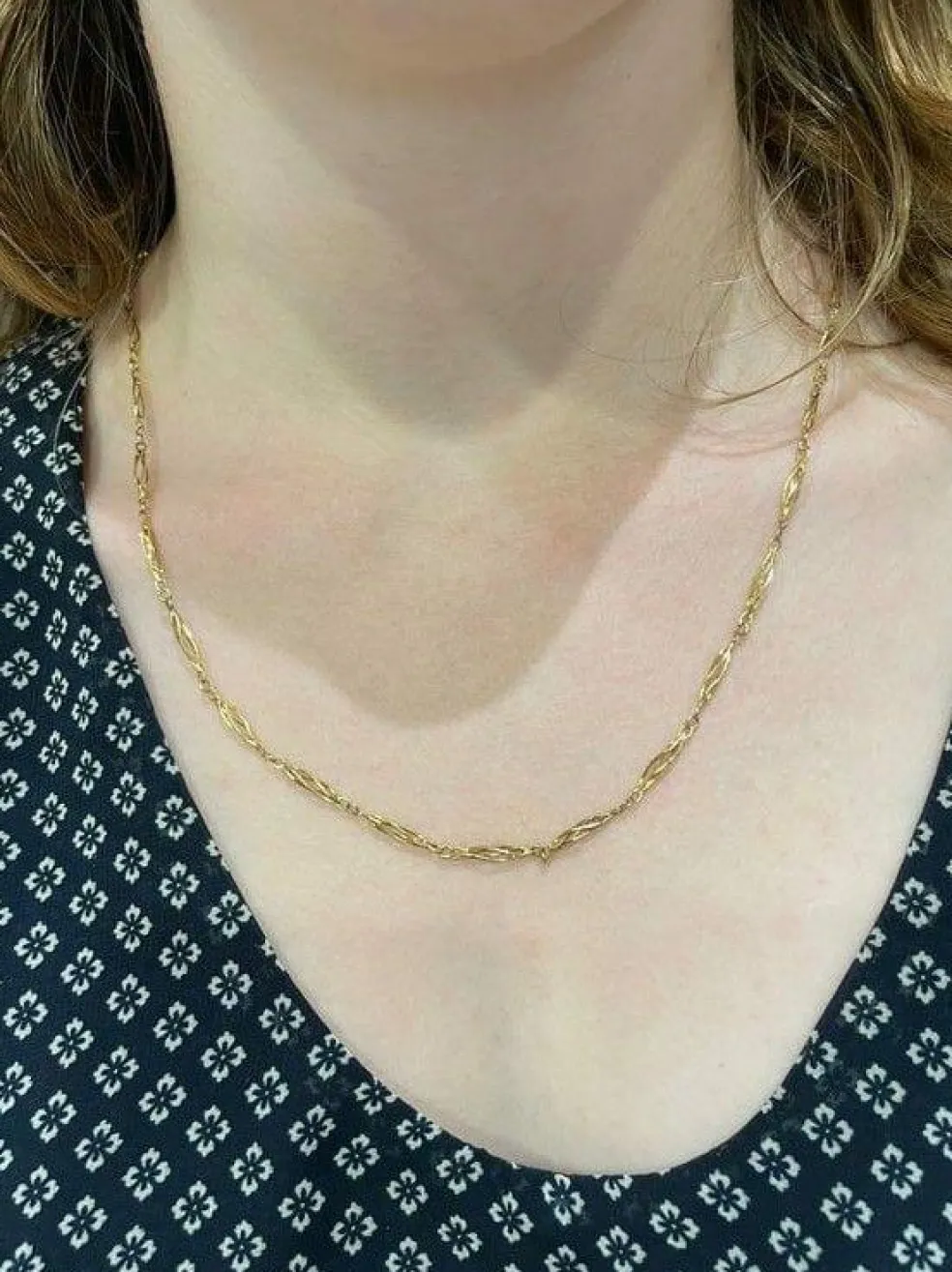 CHAINE ANCIENNE MAILLE FANTAISIE