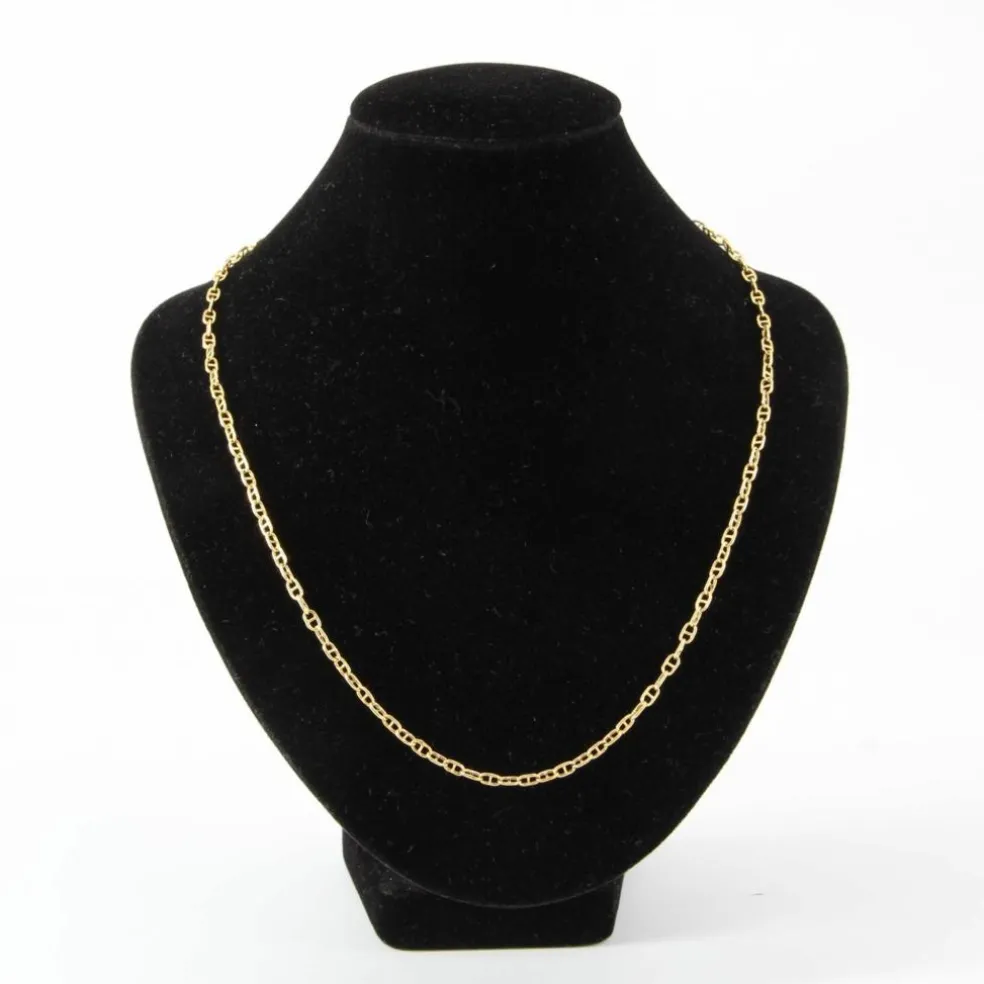 Chaine en or jaune maille marine