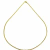 Chaine en or maille forçat