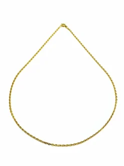 Chaine en or maille forçat
