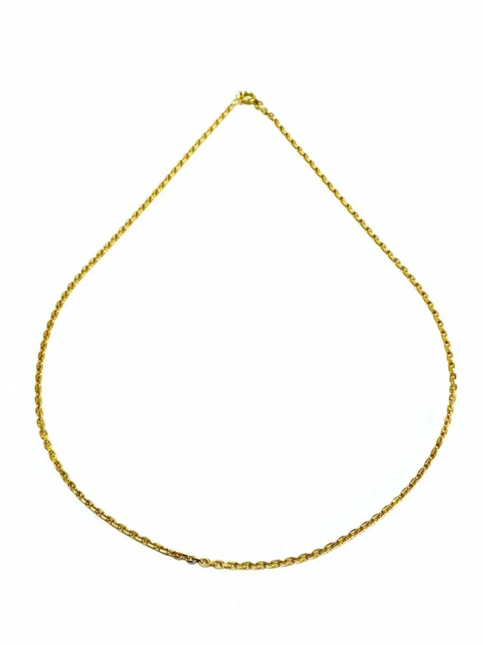 Chaine en or maille forçat