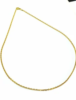 Chaine en or maille forçat