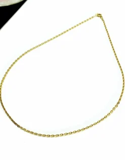 Chaine en or maille forçat